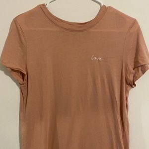 Rose gold t shirt - very soft